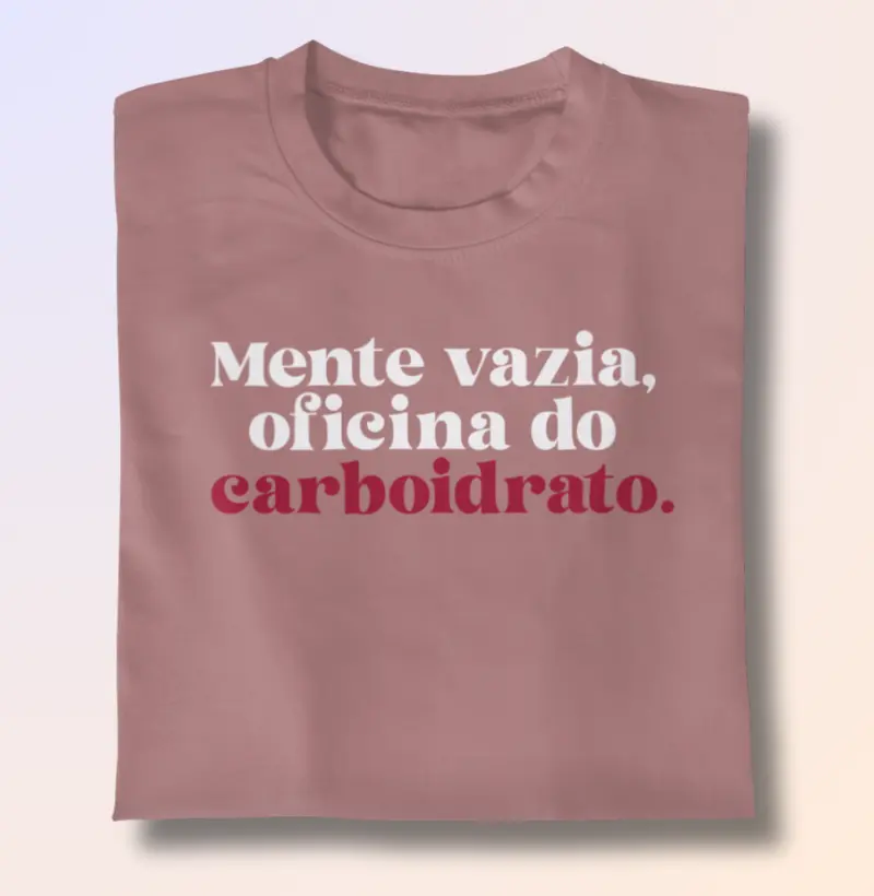Mente vazia, oficina do carboidrato