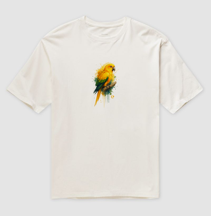 Camiseta Oversized Ararajuba - Arte