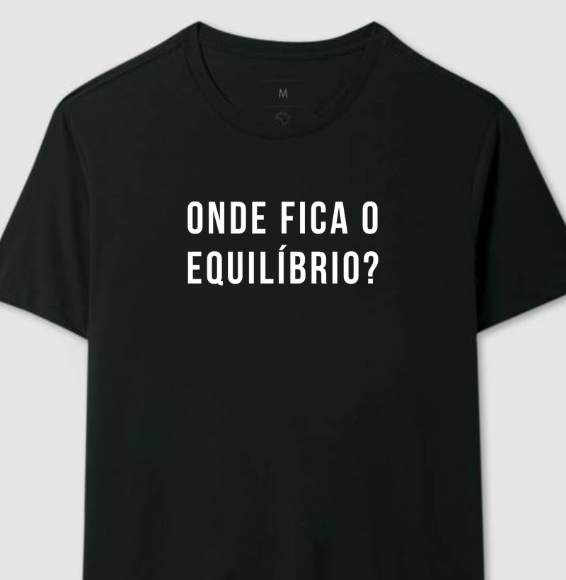 Onde fica o equilíbrio?