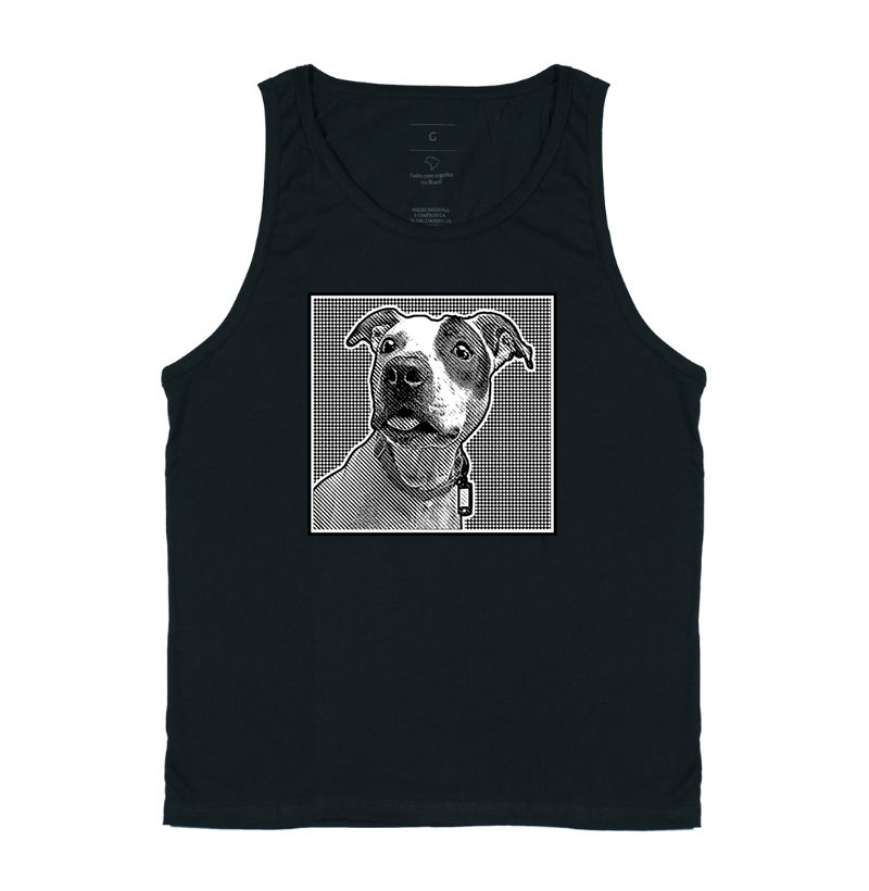 Pit Bull no estilo minimalista