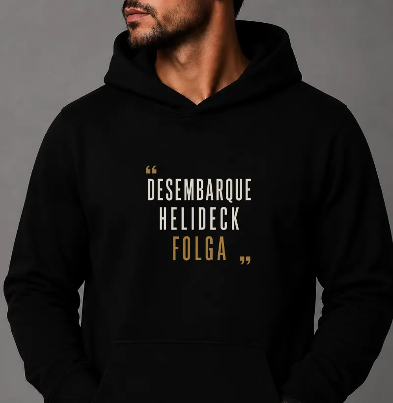 Desembarque, Helideck, Folga