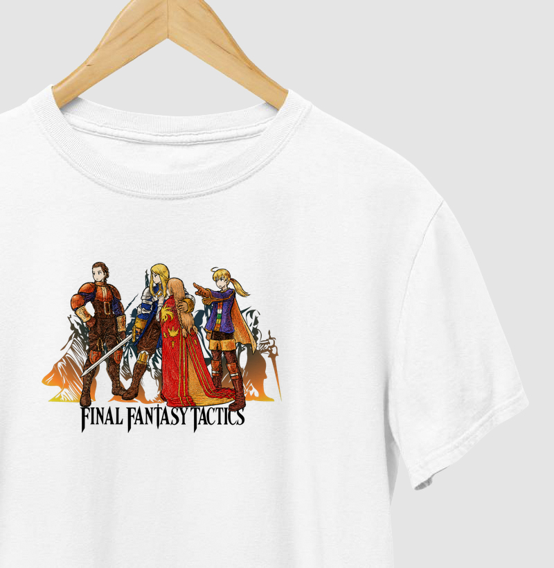 Final Fantasy Tactics - Ramza, Delita, Agrias e Princesa Ovelia