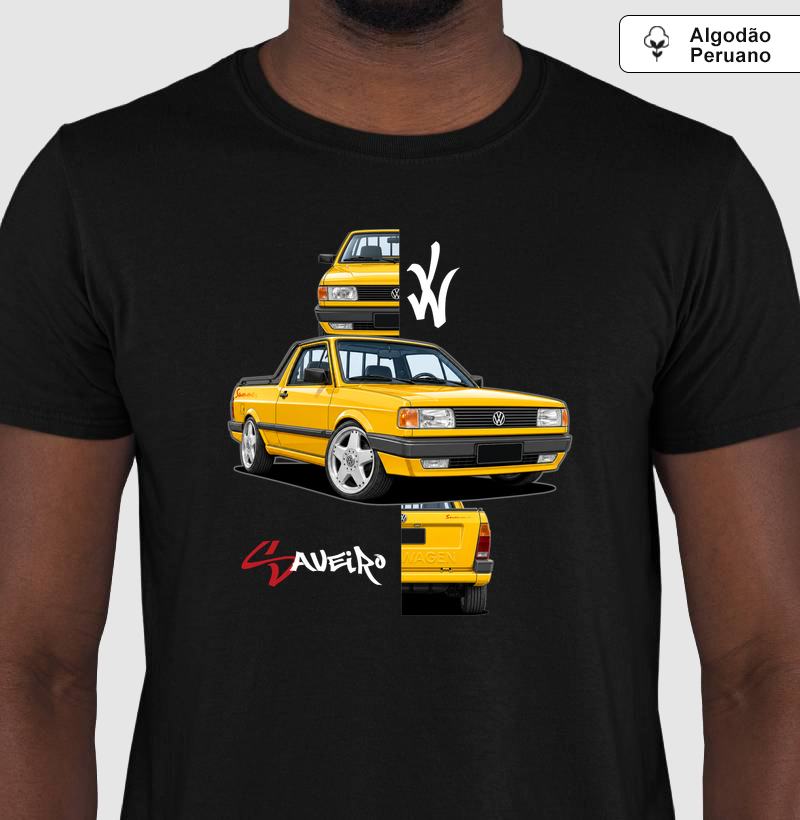Camiseta em algodão peruano Saveiro Summer