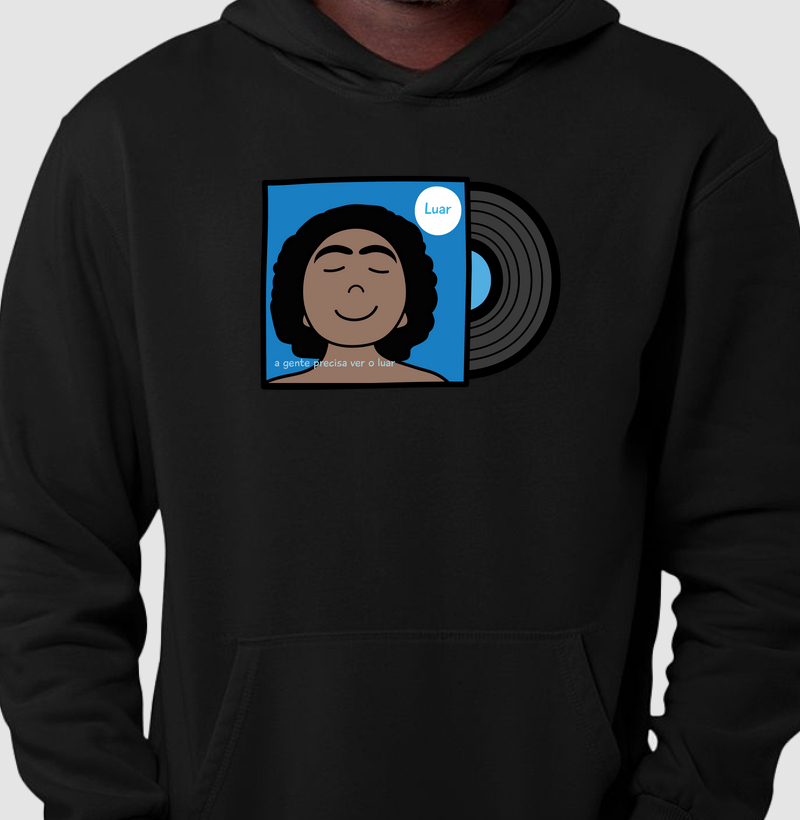 Hoodie Moletom Inspiração Gilberto Gil - Luar