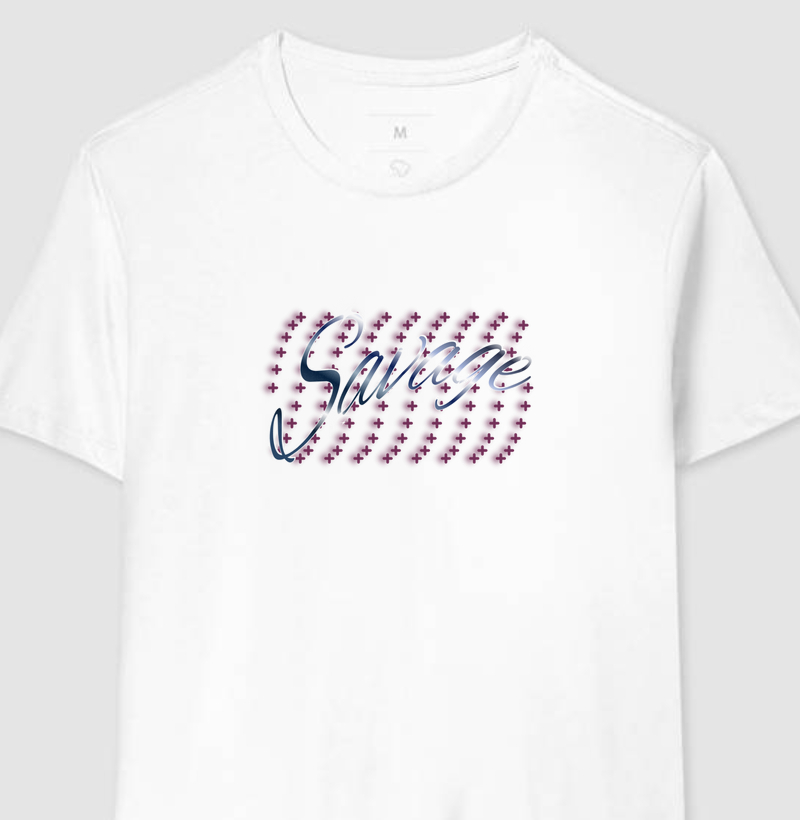 Camiseta Savage - Branca