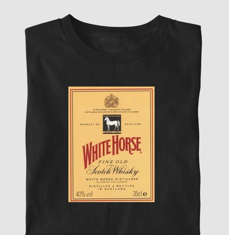 Camiseta Whisky Cavalo Branco