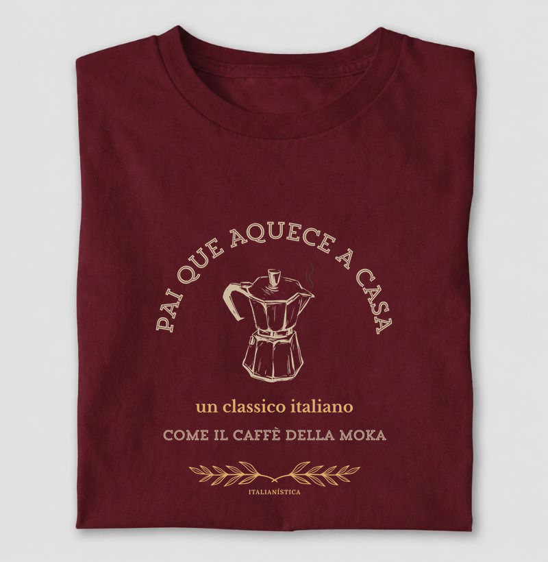Pai que aquece a casa