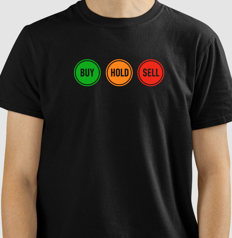 Camiseta Buy • Hold • Sell