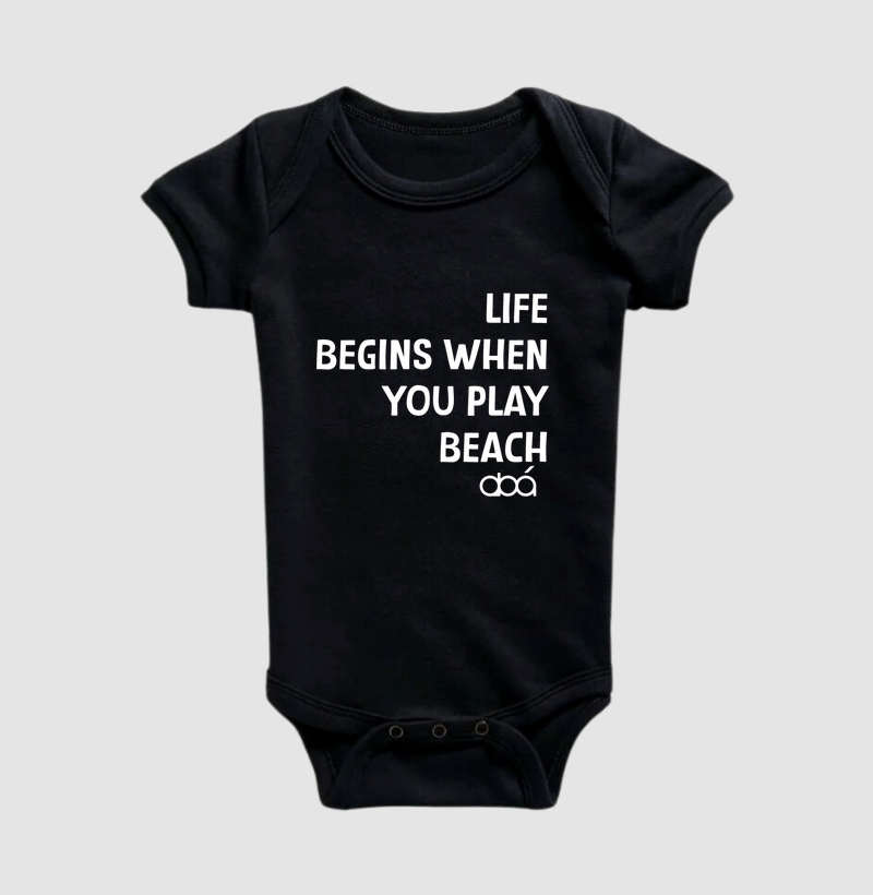 Life Begins When You Play Beach - Branco