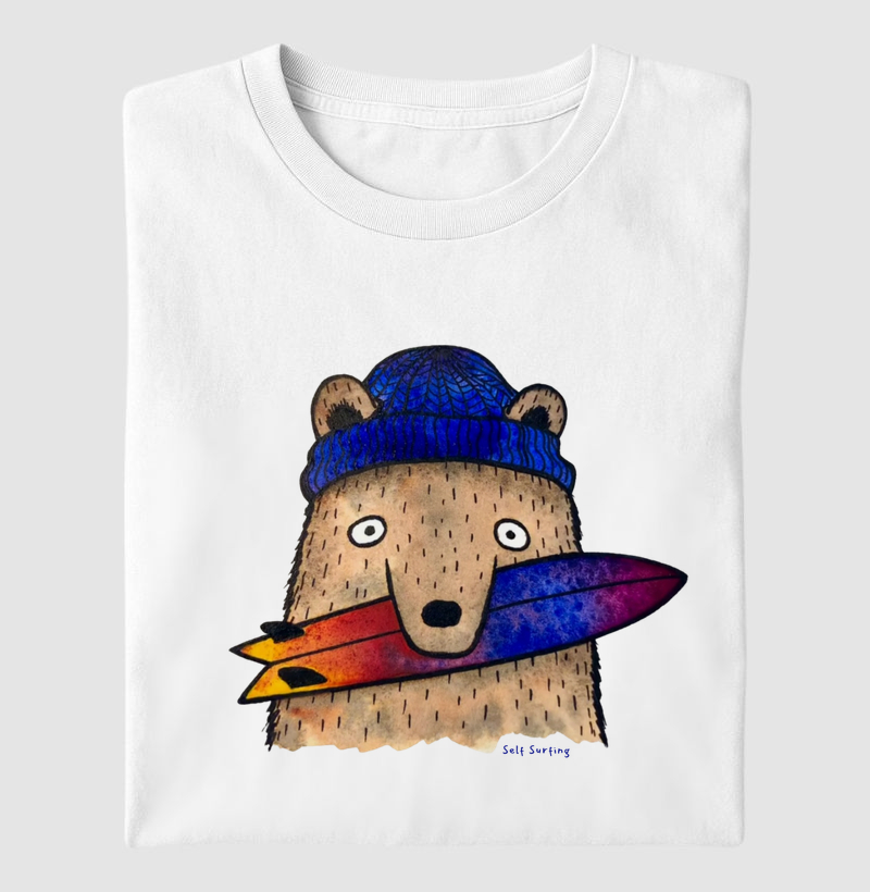 SURFER BEAR - Camiseta