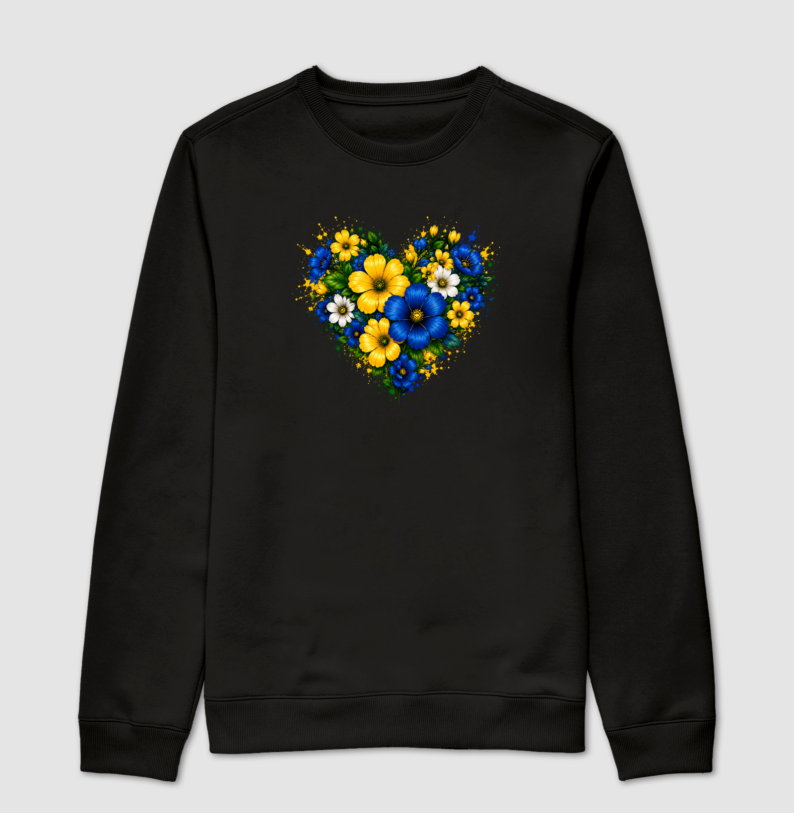 Coração em flor