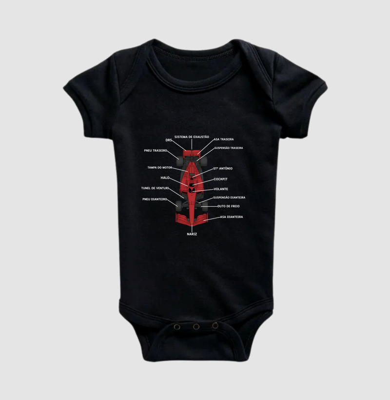 Anatomia do Fórmula 1 - Body Infantil
