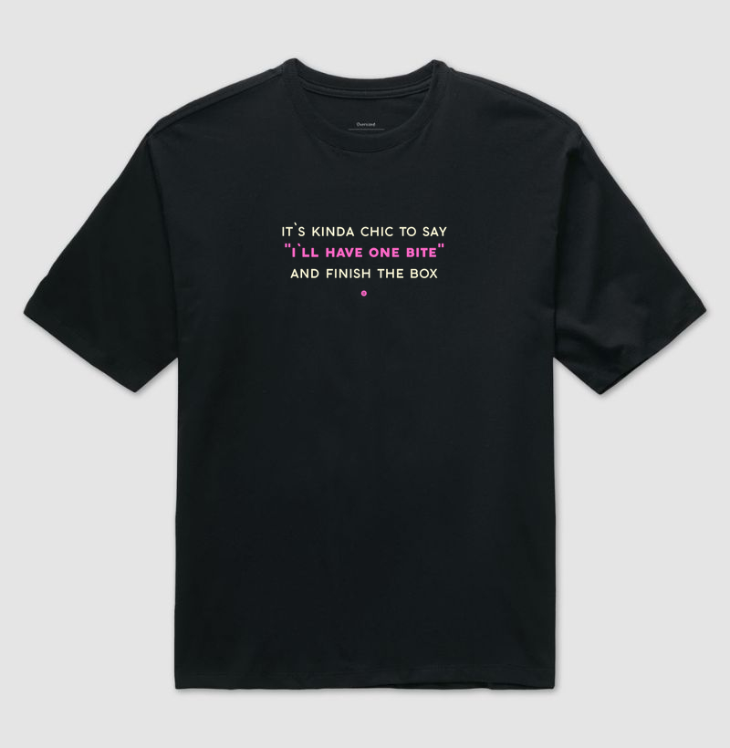 FINISH THE BOX - Camiseta Oversized