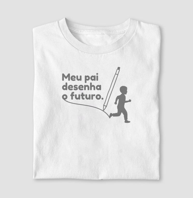 Meu pai desenha o futuro menino