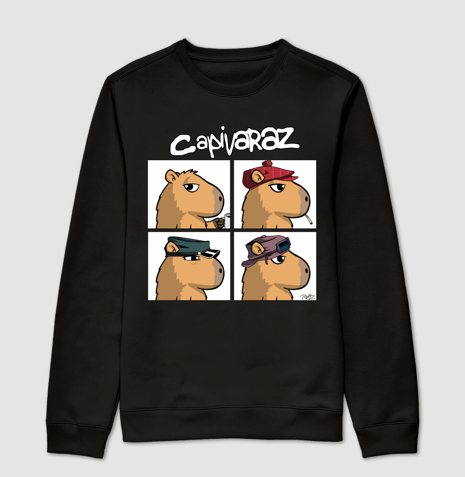 Camiseta Capivaraz - Suéter Moletom