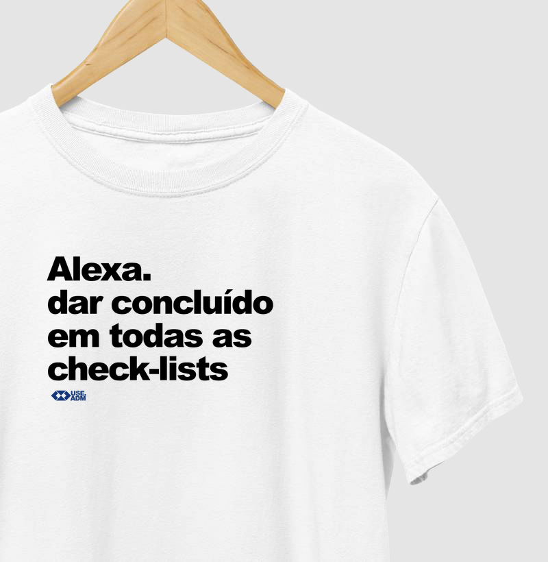 Alexa. Concluir checklists