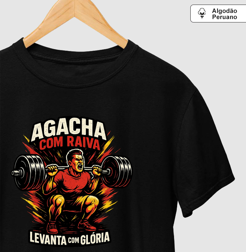 Agacha com raiva, levanta com glória
