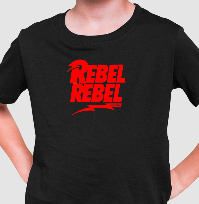 Camiseta Infantil Bowie Rebel Rebel