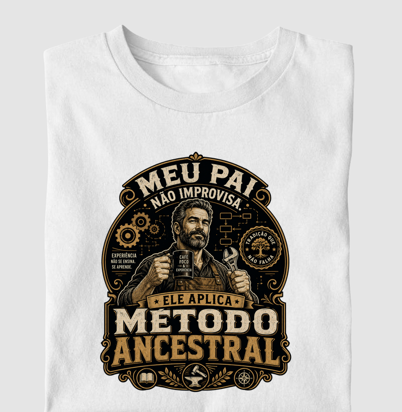 Meu Pai Não Improvisa. Ele Aplica Método Ancestral.
