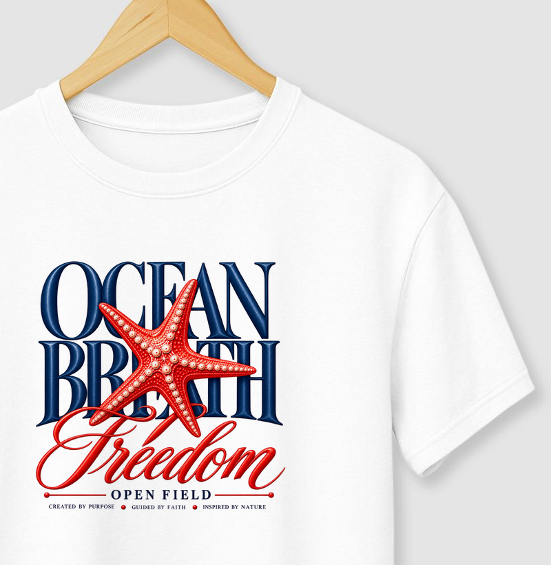 FREE TO BE | Ocean Breath Freedom - Camiseta