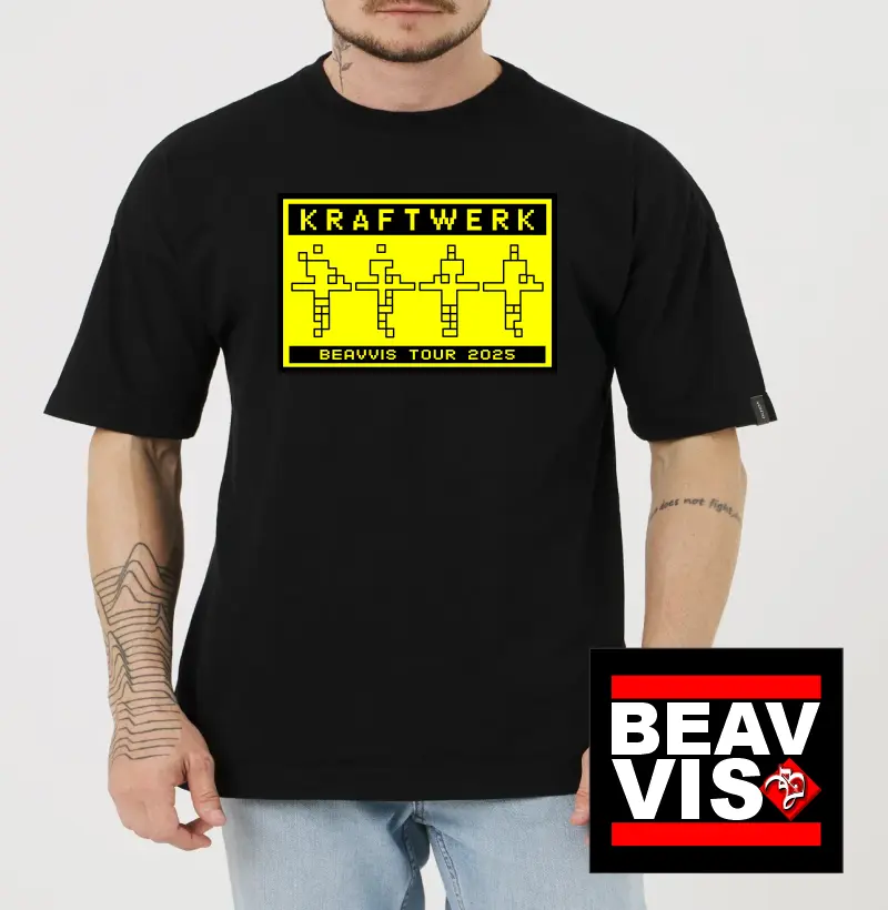 Oversized Kraftwerk Beavvis Tour 2025 BVS 25