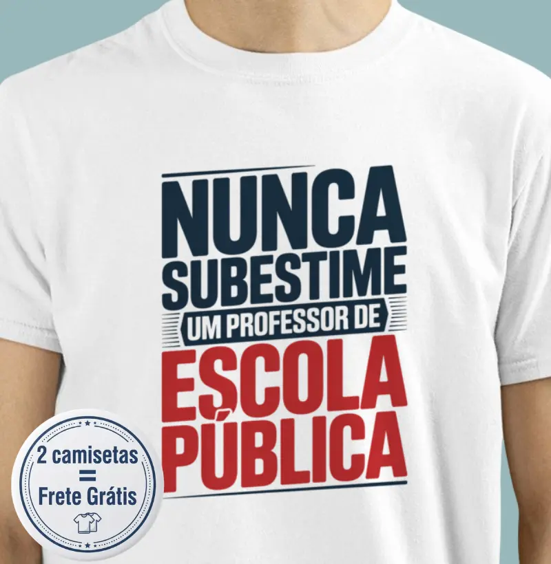 Camiseta Premium Professor/Pedagogo
