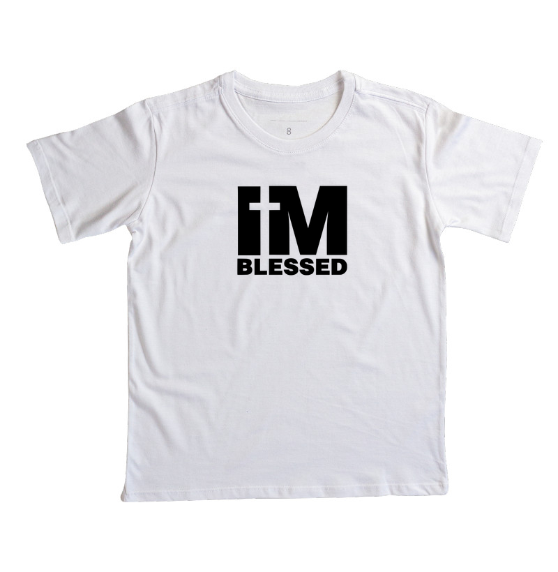 Camiseta Infantil I'm Blessed - Camiseta Infantil