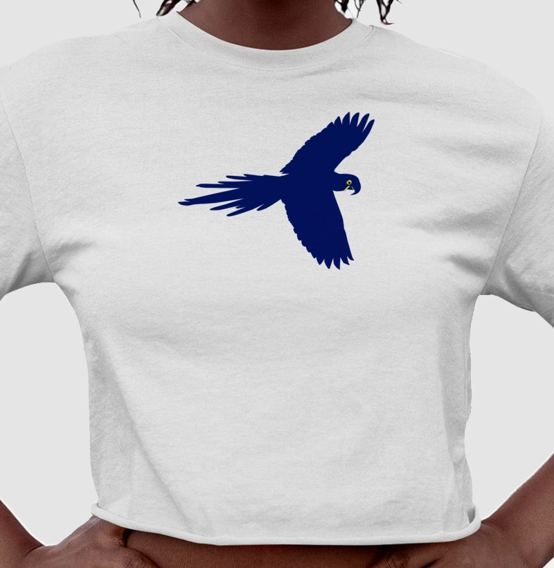 Arara Azul - Crooped