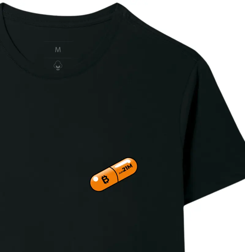 Camiseta Orange Pill Bitcoin - 21Million