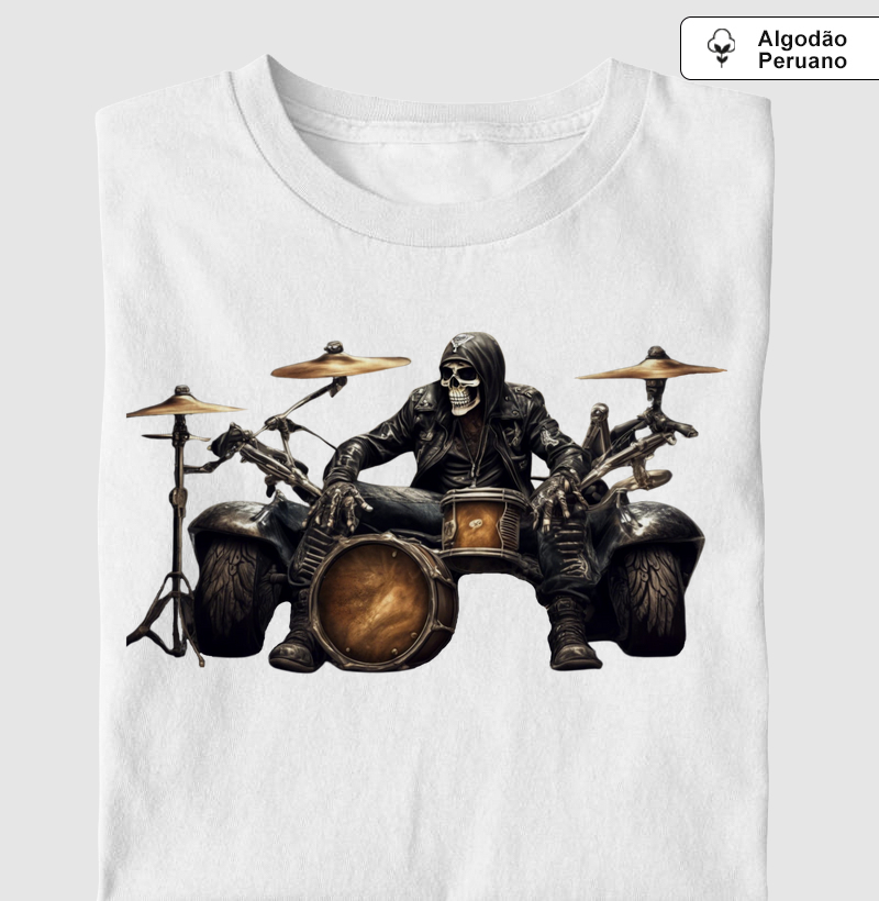 Supreme Motorcycle Drummer (tecido algodão peruano)