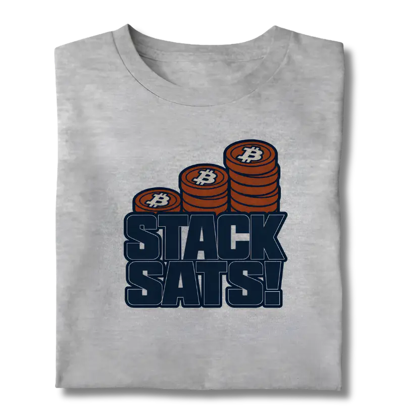 Camiseta Bitcoin Stack Sats