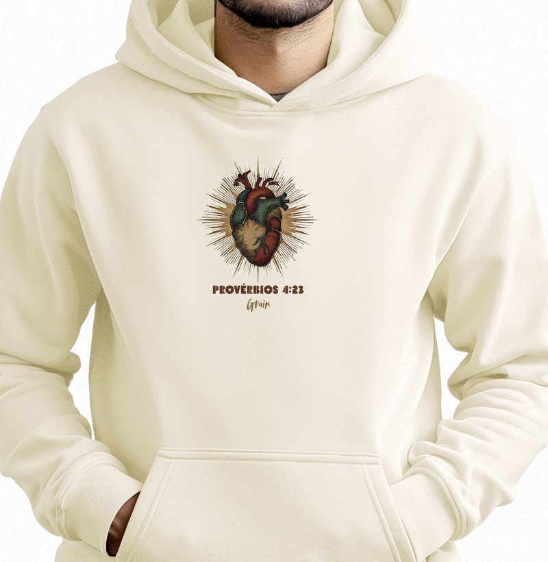 Provérbios 4:23 hoodie moletom