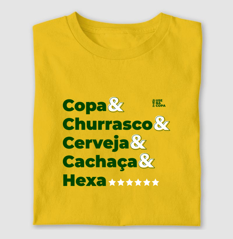 Copa & Churrasco & Cerveja Amarela