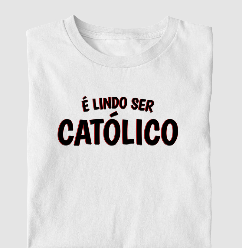 É Lindo Ser Católico Escrita