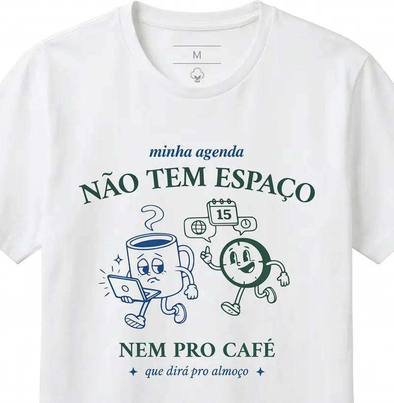 minha agenda não tem espaço