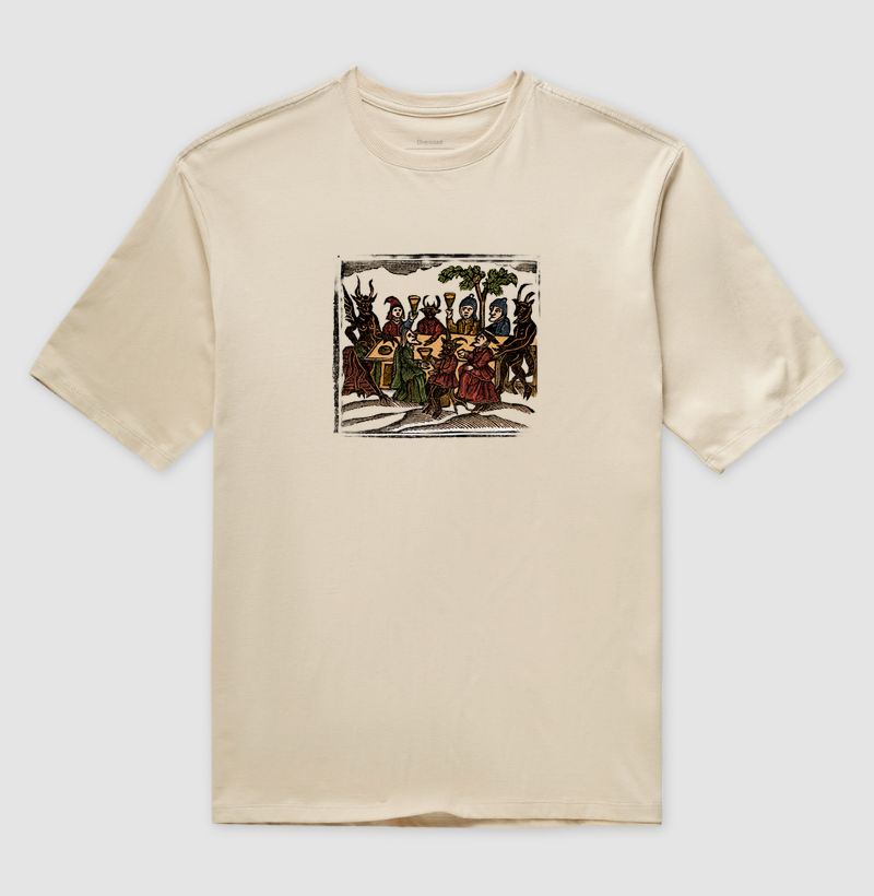 Camiseta O banquete das bruxas, 1720 - Camiseta Oversized