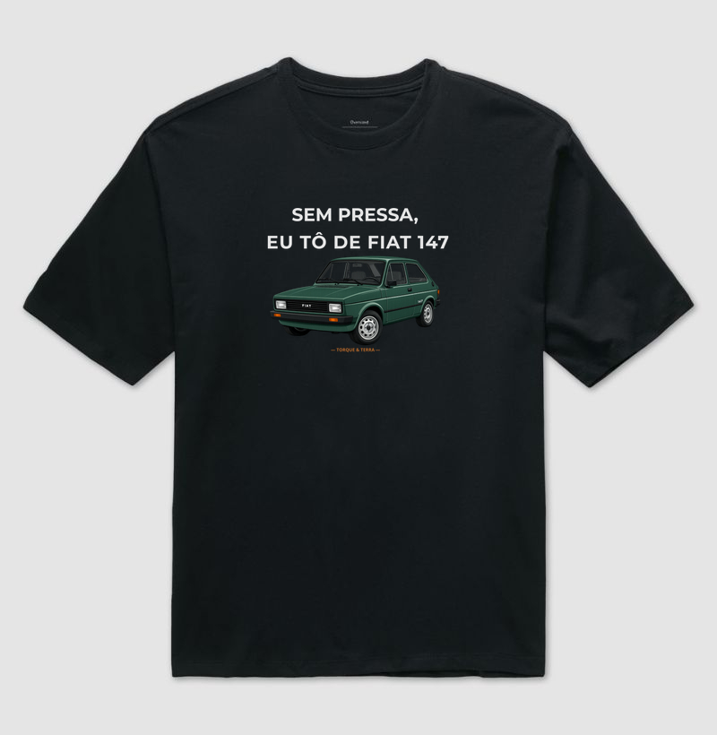 Sem pressa, eu tô de Fiat 147 - Verde