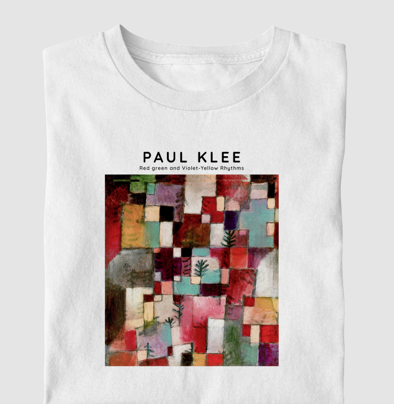 Ritmos Vermelho, Verde e Violeta-Amarelo (1920) - Paul Klee 