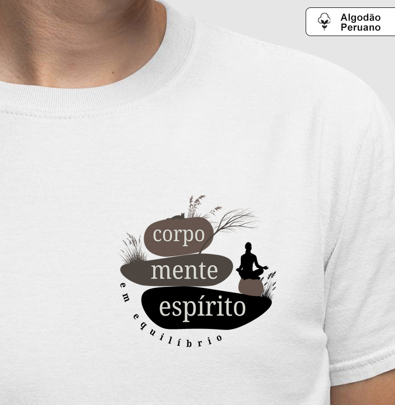 Corpo, mente e espírito em equilíbrio.