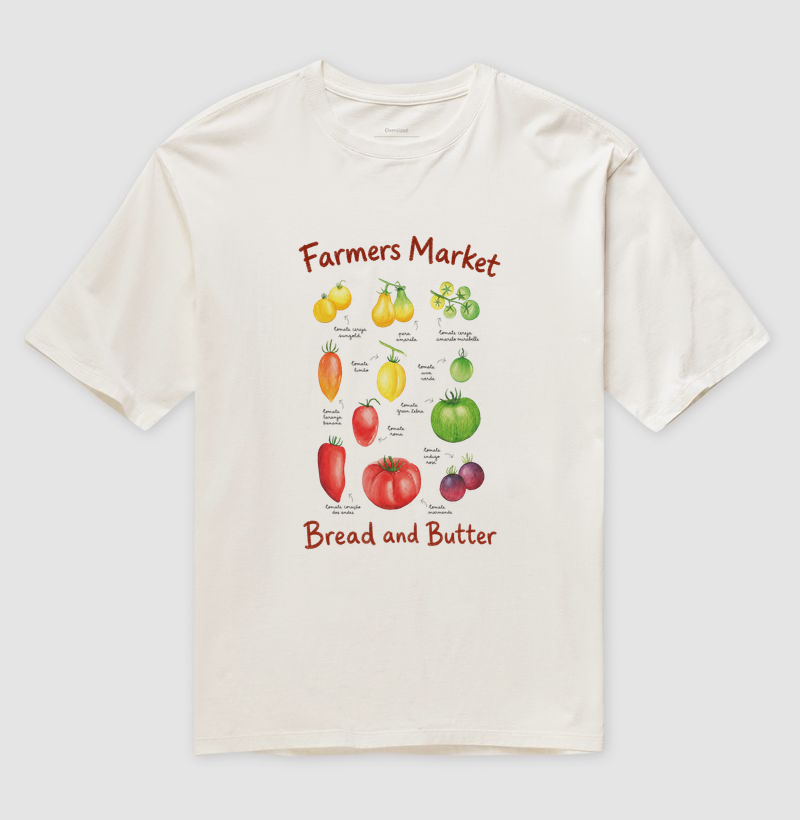 Camiseta Oversized Tomatoes 