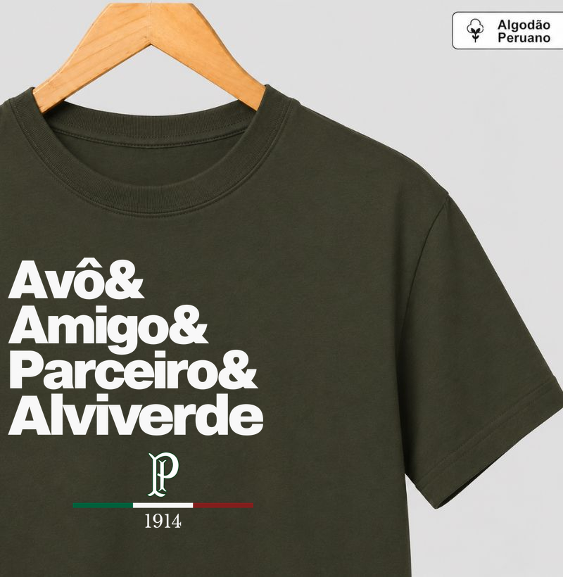 Avô, amigo, parceiro e Alviverde
