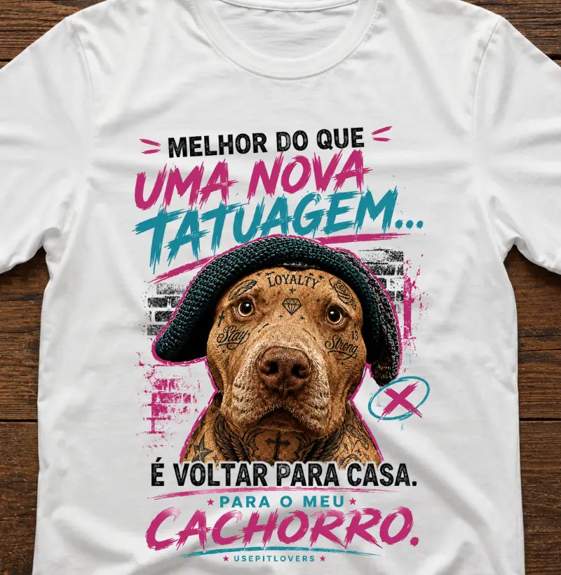 MELHOR QUE UMA NOVA TATUAGEM...É VOLTA PARA CASA PARA MEU CAHCORRO.