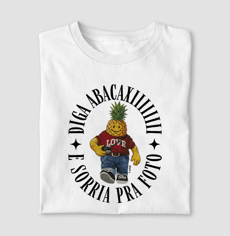 Diga abacaxi e sorria pra foto