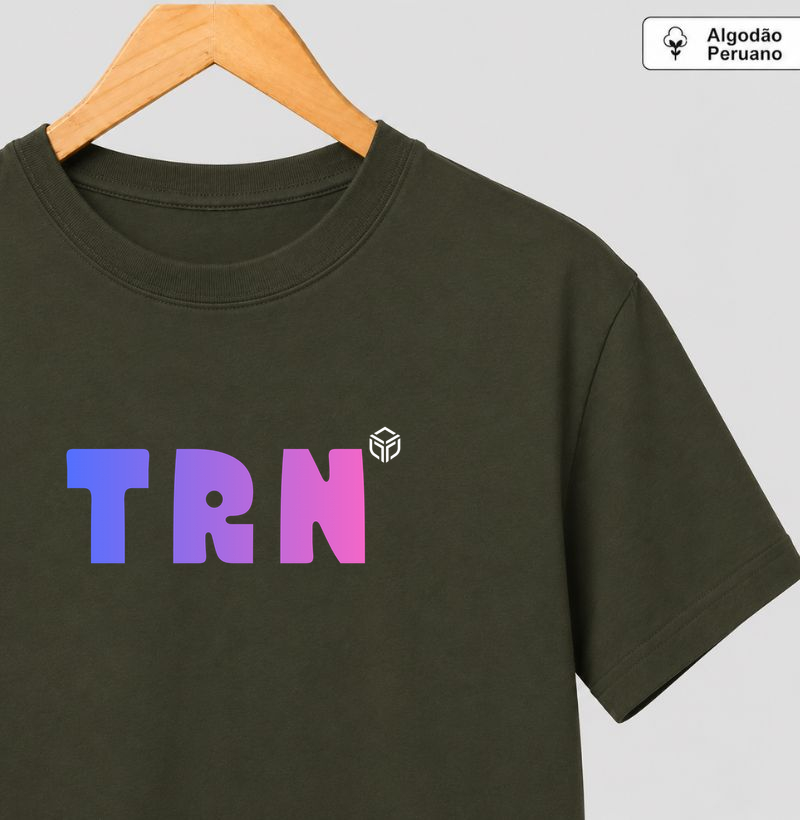 TRN Grafite - TRENO | Camiseta Algodão Peruano. - Camiseta Algodão Peruano