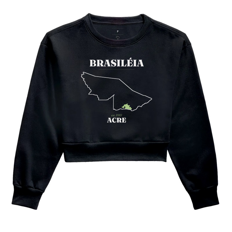 Brasiléia | Legado AC - Cropped Moletom