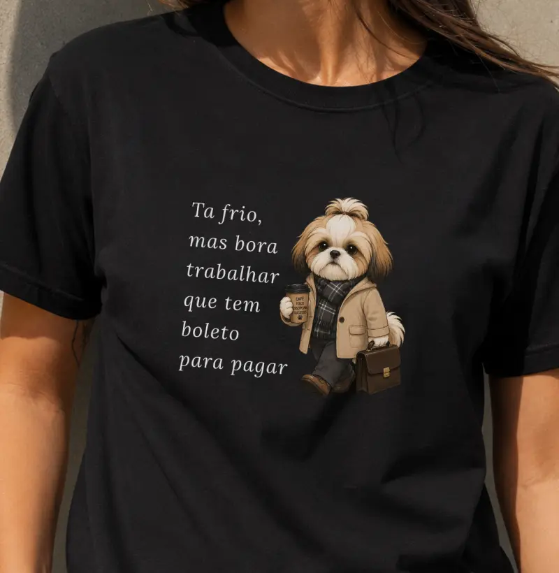 Ta frio, mas bora trabalhar que tem boleto pra pagar