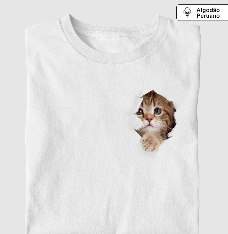 Chegou o Tigrinho - Camiseta Algodão Peruano