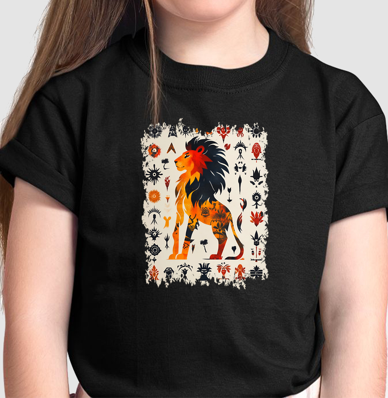 Camiseta Leão do Egito Kids