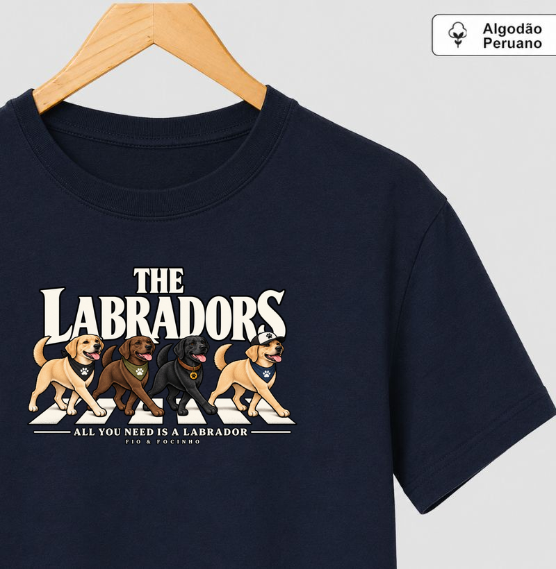 Camiseta Labrador / Pet Lovers | The Labradors - Camiseta Algodão Peruano