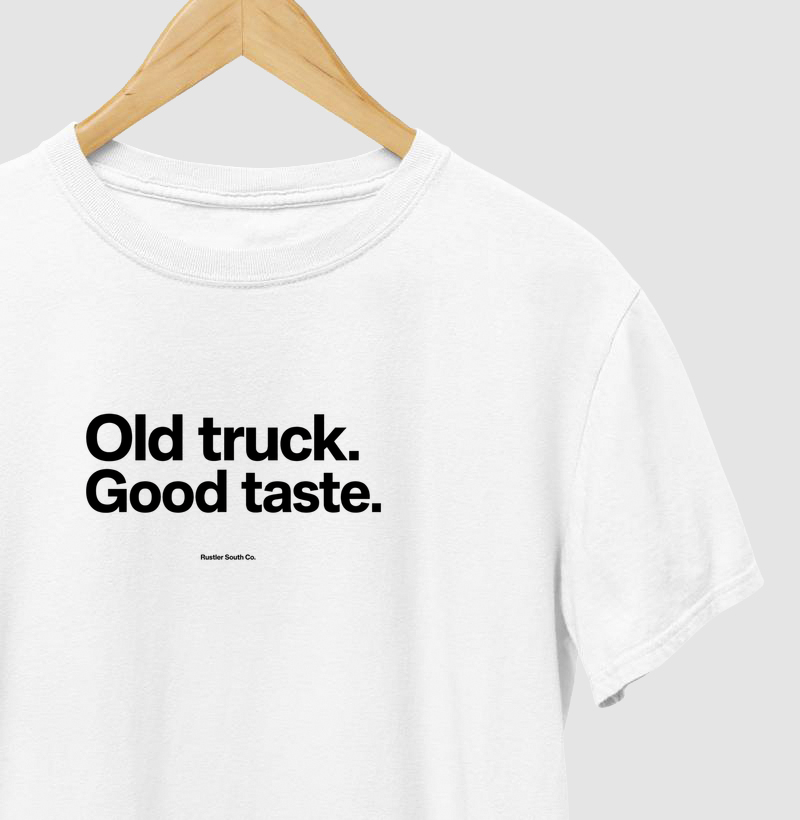 Camiseta Country Masculina e Feminina Old Truck Good Taste Rustler South Co.